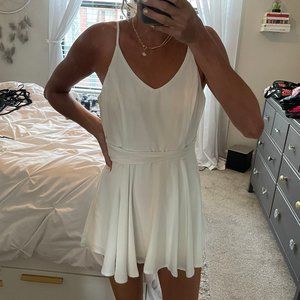 Silky mini dress/romper